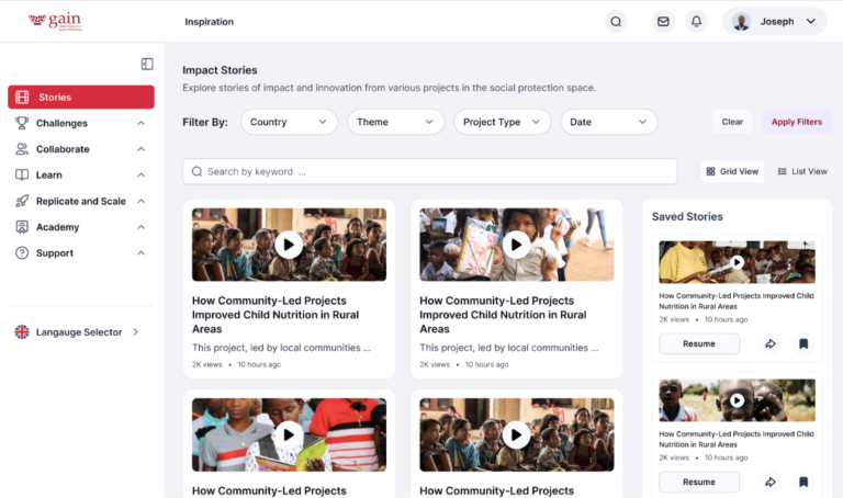 Co-Innovation Platform for Social Protection